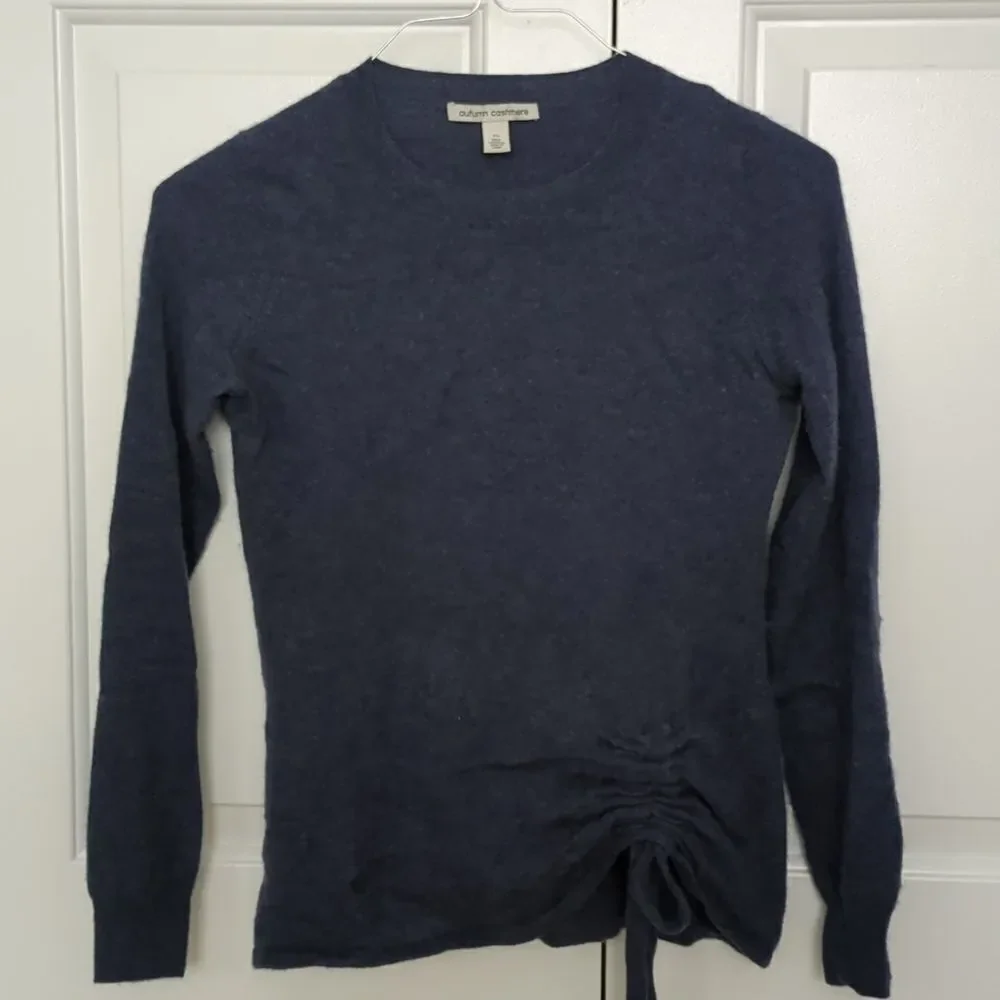 Autumn Cashmere Cinched Cashmere Crewneck XS